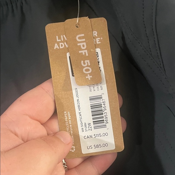 Eddie Bauer Women's Dark Gray Jogger Pants - Picture 3 of 6